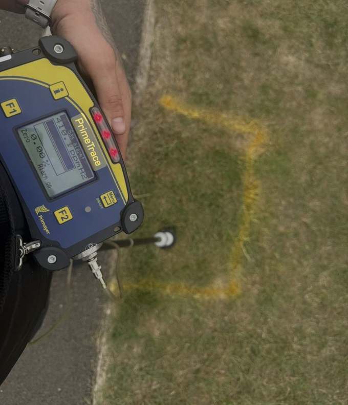 HUBB Group engineer conducting non-destructive leak detection in Cambridge